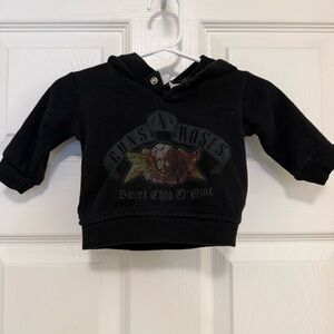 EUC Guns N' Roses Sweet Child o' Mine 0-3 months baby hoodie